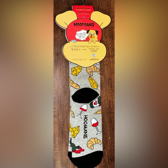 Hoomans Unisex Socks , One Size -NEW - Picture 2 of 2